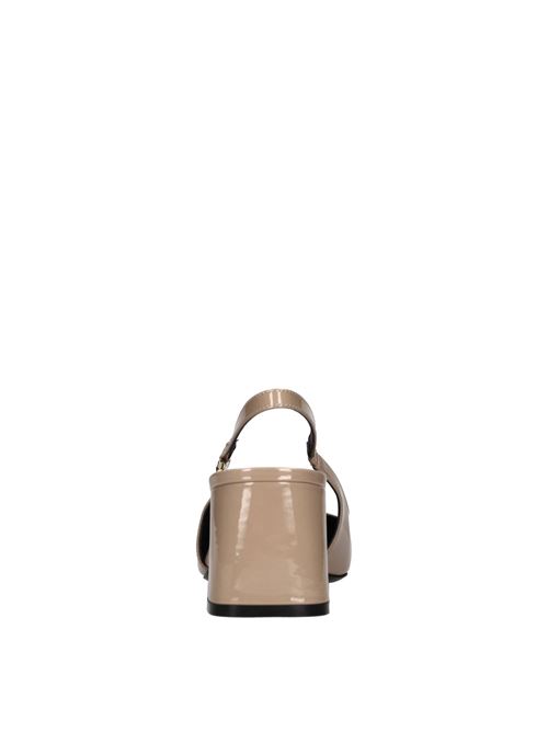 Décolleté slingback in pelle lucida VERSACE | 1013740 D2VEBLUSH-ORO